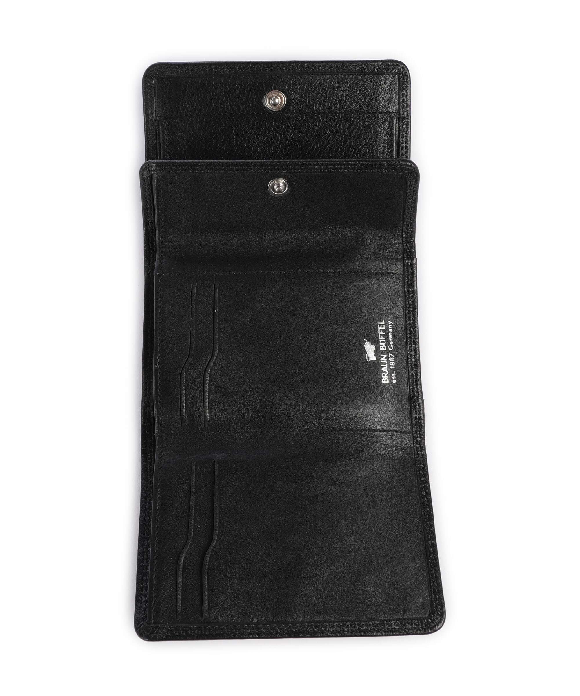 Braun Büffel Golf RFID Wallet schwarz