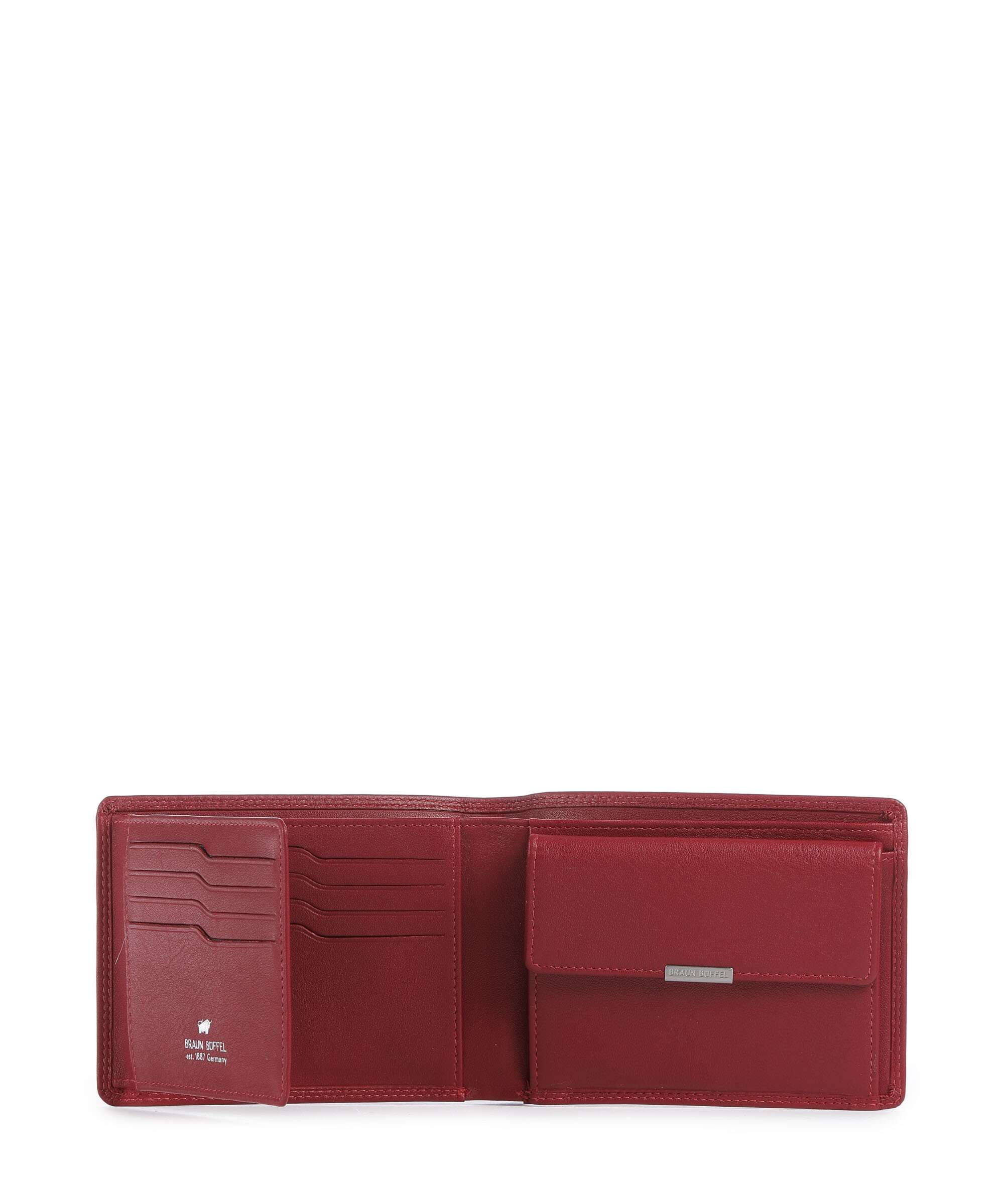 Braun Büffel Golf Wallet rot
