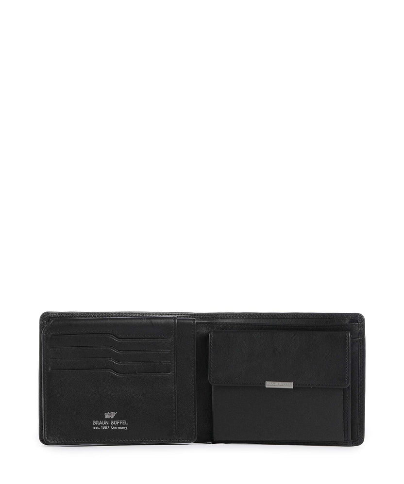 Braun Büffel Golf RFID Wallet schwarz