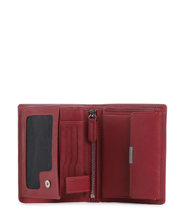 Braun Büffel Golf Wallet rot