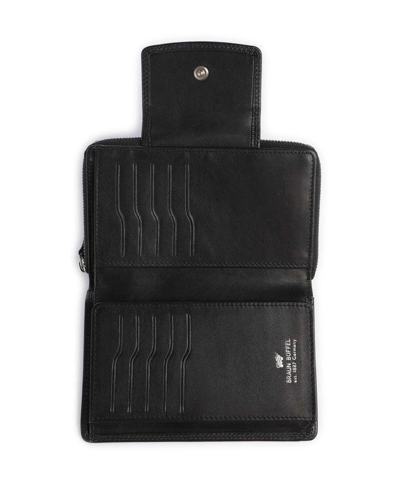 Braun Büffel Golf RFID Wallet schwarz