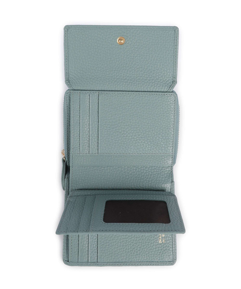 Braun Büffel Asti Wallet green mistle
