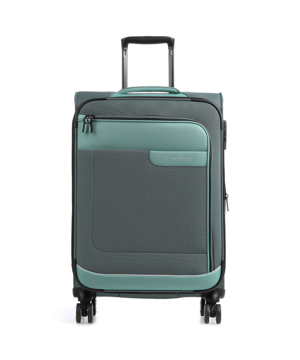 Travelite Viia Spinner (4 wheels) eukalyptus