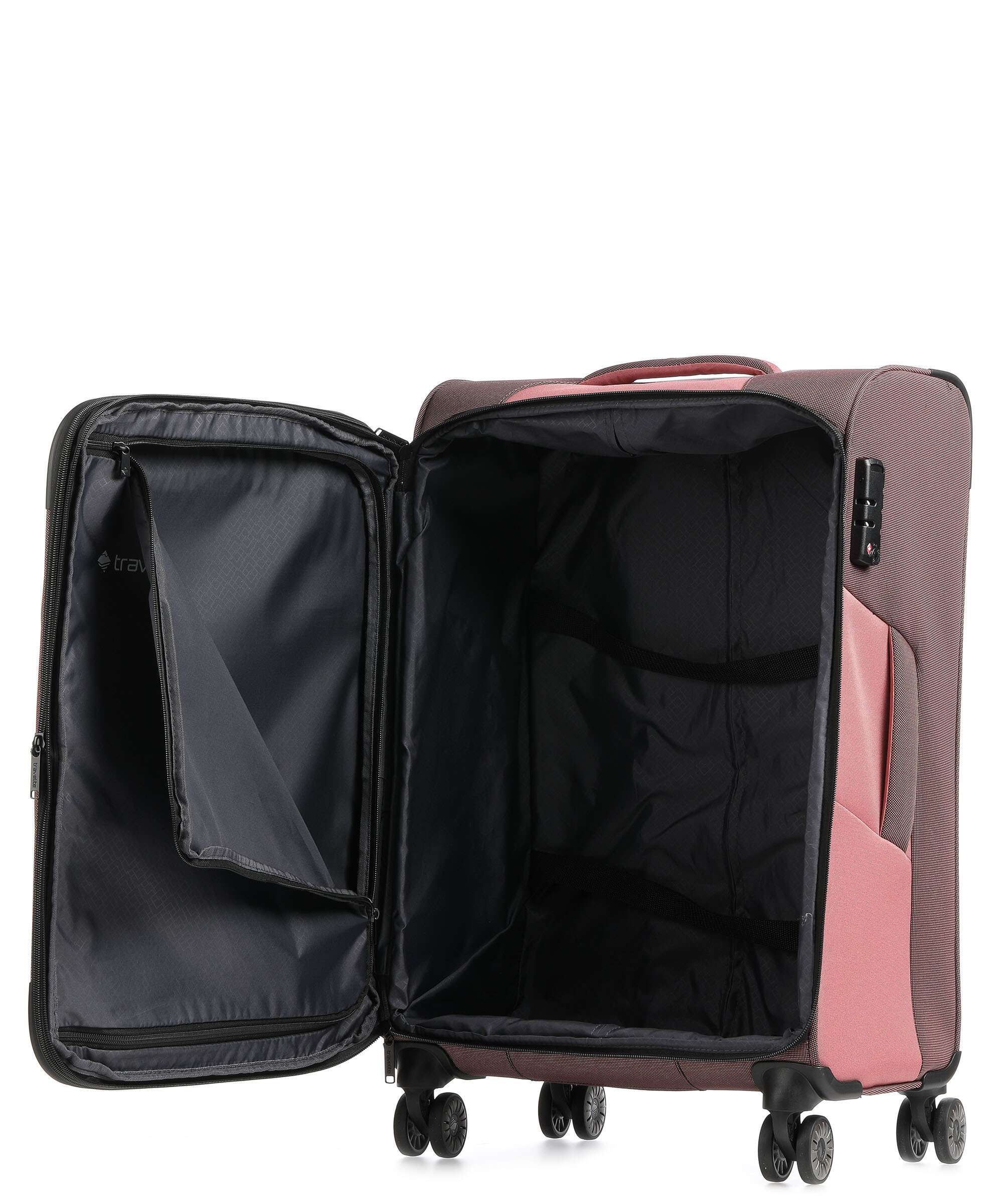 Travelite Viia Spinner (4 wheels) frühlingsrose