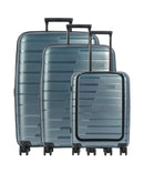 Travelite Air Base Suitcase set (4 wheels) eisblau
