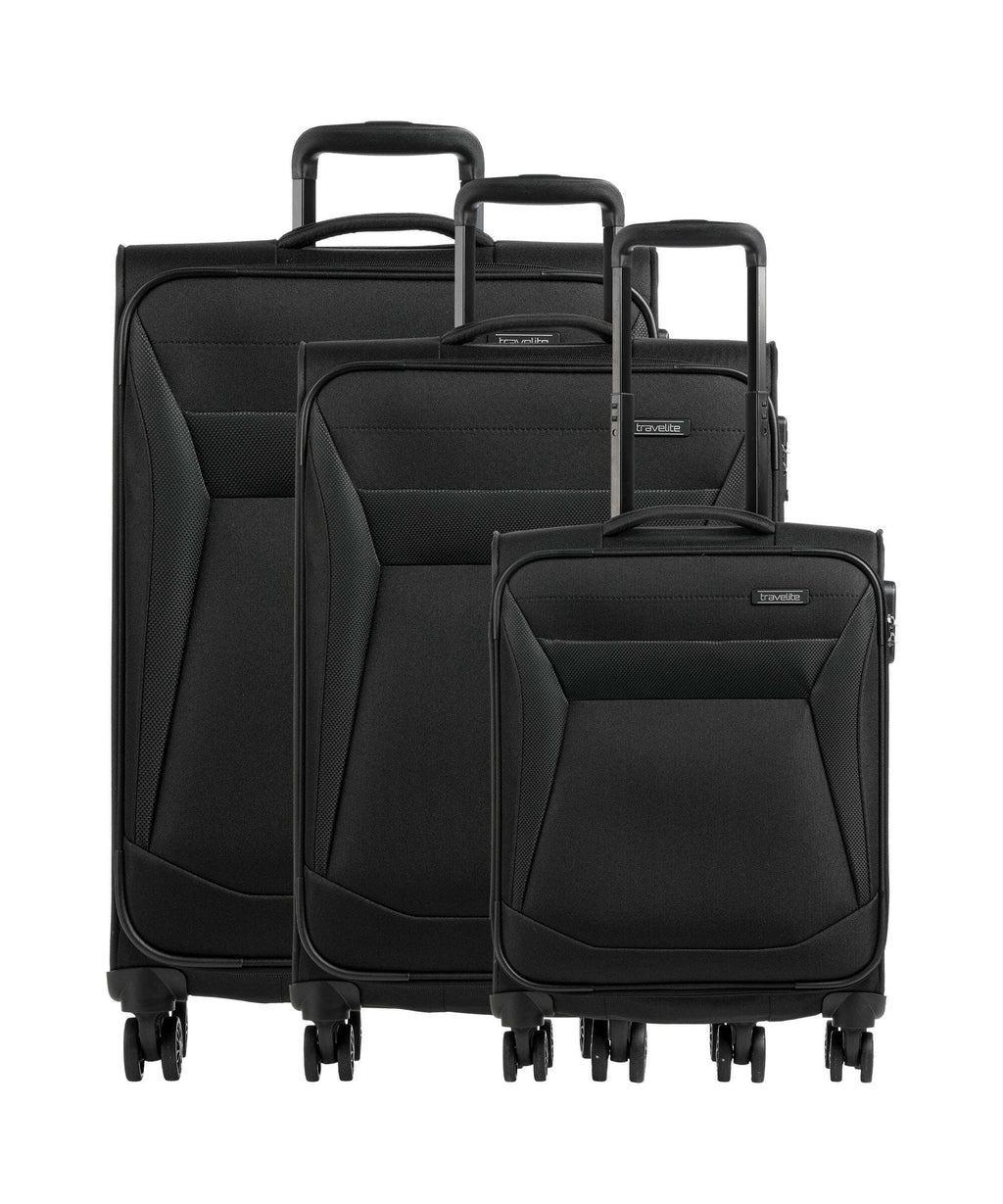 Travelite Chios Suitcase set (4 wheels) schwarz