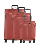 Travelite Croatia Suitcase set (4 wheels) koralle