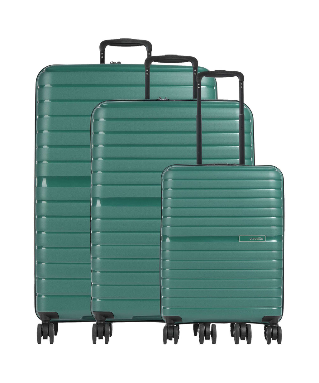 Travelite Trient Suitcase set (4 wheels) grün
