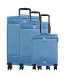 Travelite Rügen Suitcase set (4 wheels) mittelblau