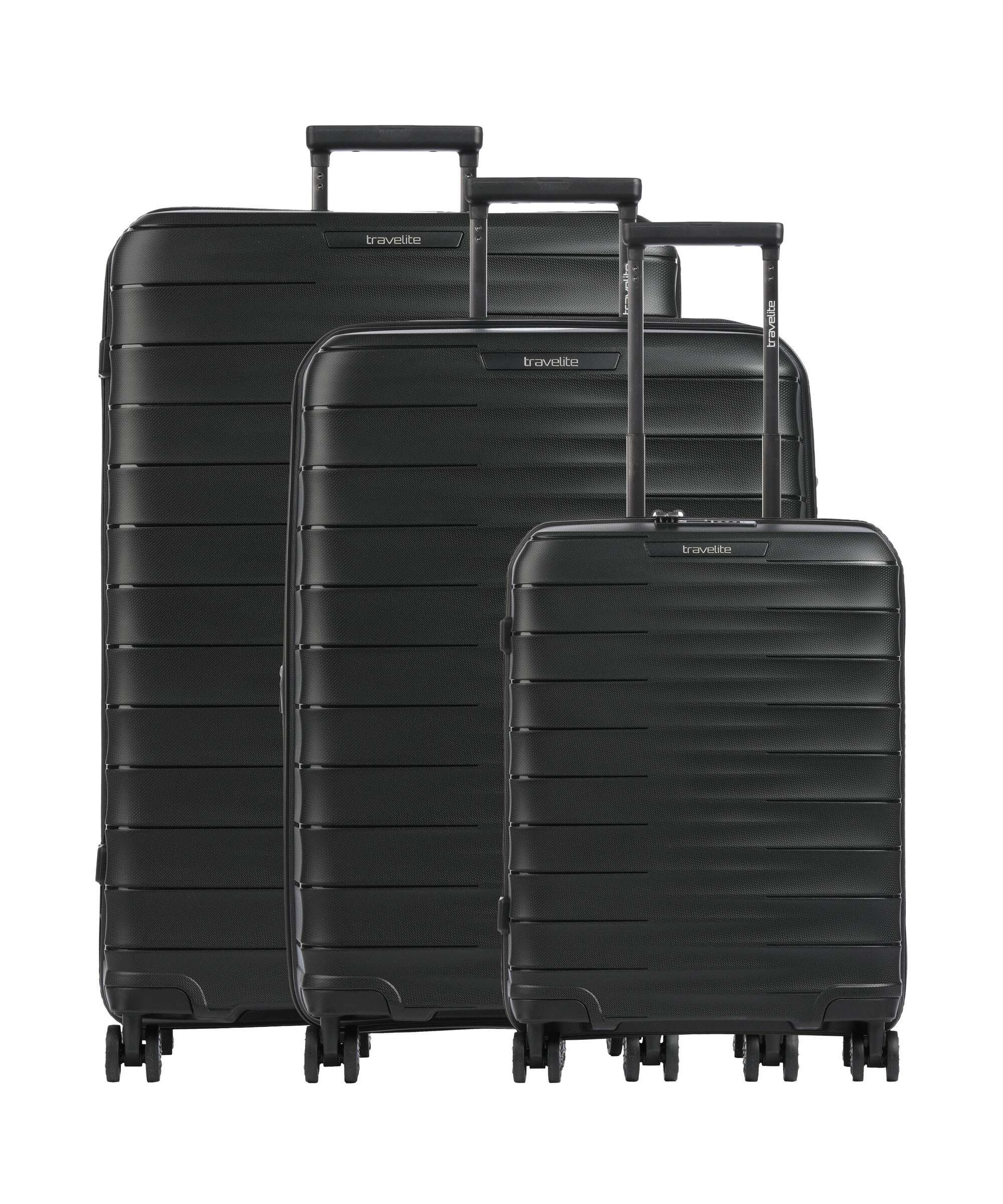 Travelite Mooby Suitcase set (4 wheels) schwarz