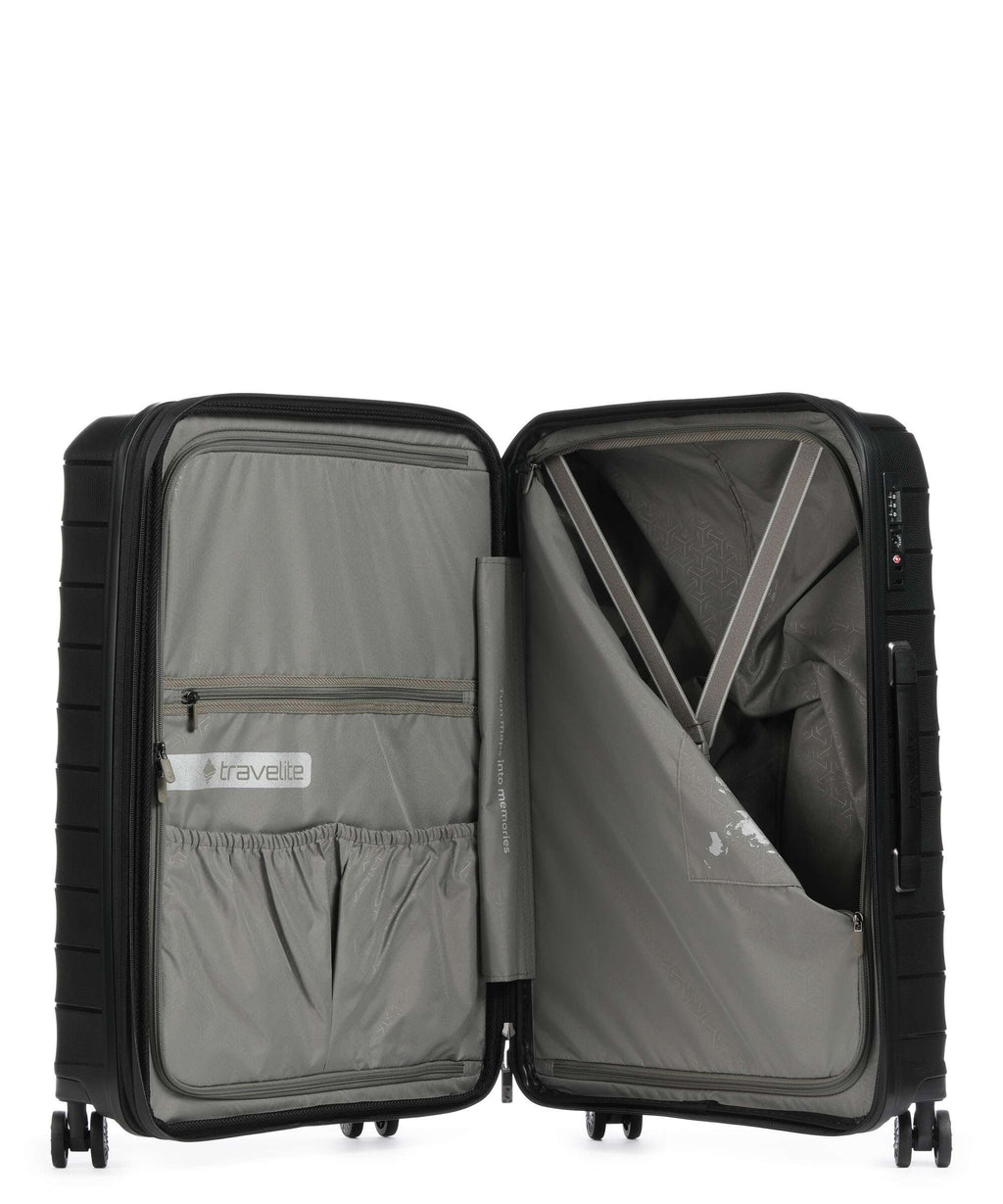 Travelite Mooby Suitcase set (4 wheels) schwarz