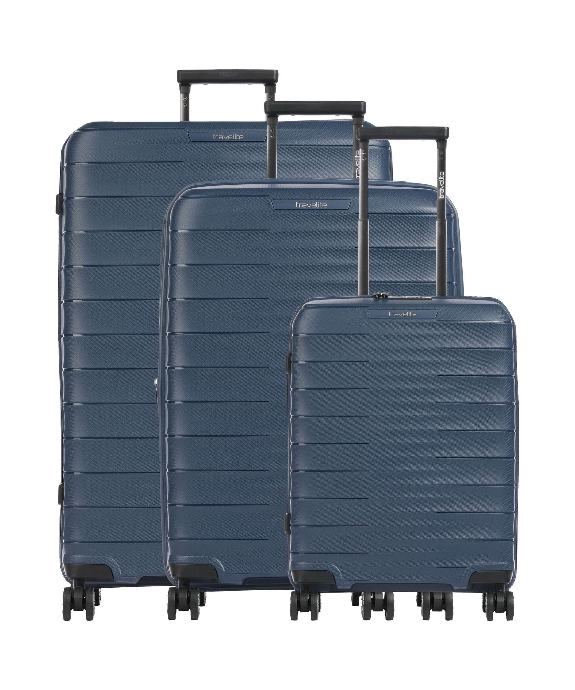 Travelite Mooby Suitcase set (4 wheels) marine