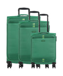 Travelite Rügen Suitcase set (4 wheels) grün