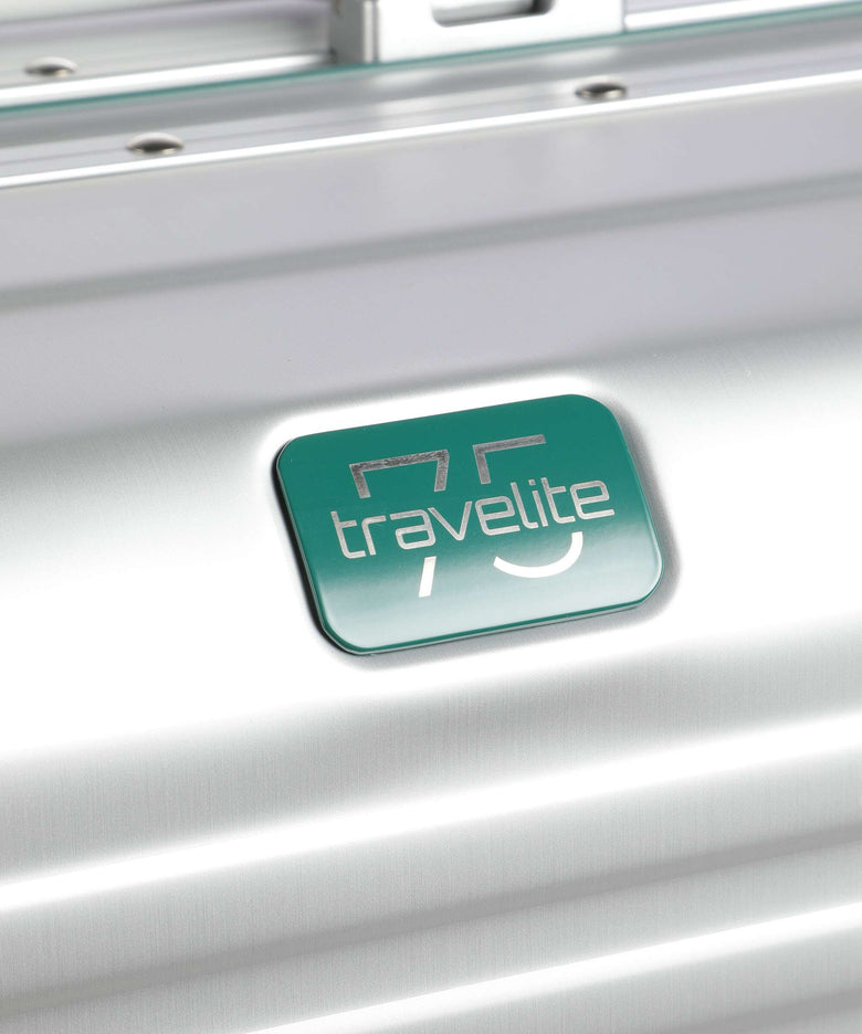 Travelite Next Spinner (4 wheels) silber/grün