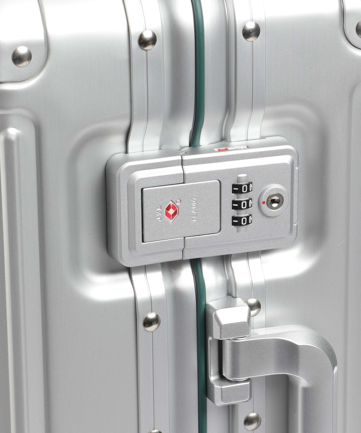 Travelite Next Spinner (4 wheels) silber/grün