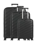 Travelite Burano Suitcase set (4 wheels) black
