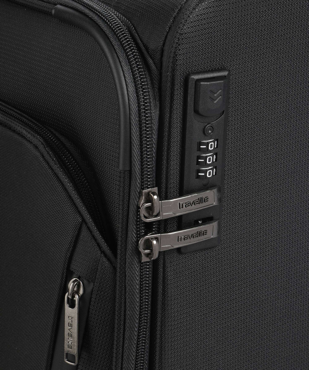 Travelite Cabin Slim 2 Trolley (2 wheels) schwarz