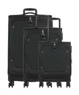 Travelite Umbria Suitcase set (4 wheels) black