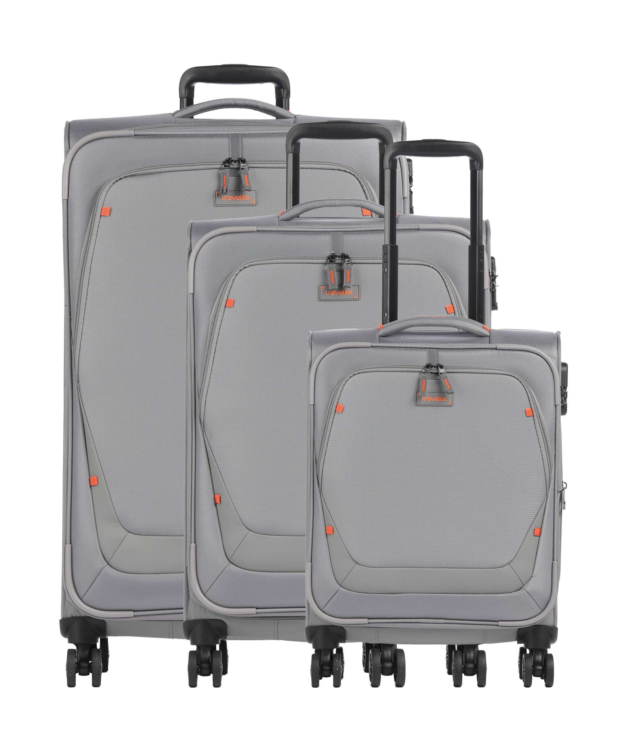 Travelite Umbria Suitcase set (4 wheels) smoky gray