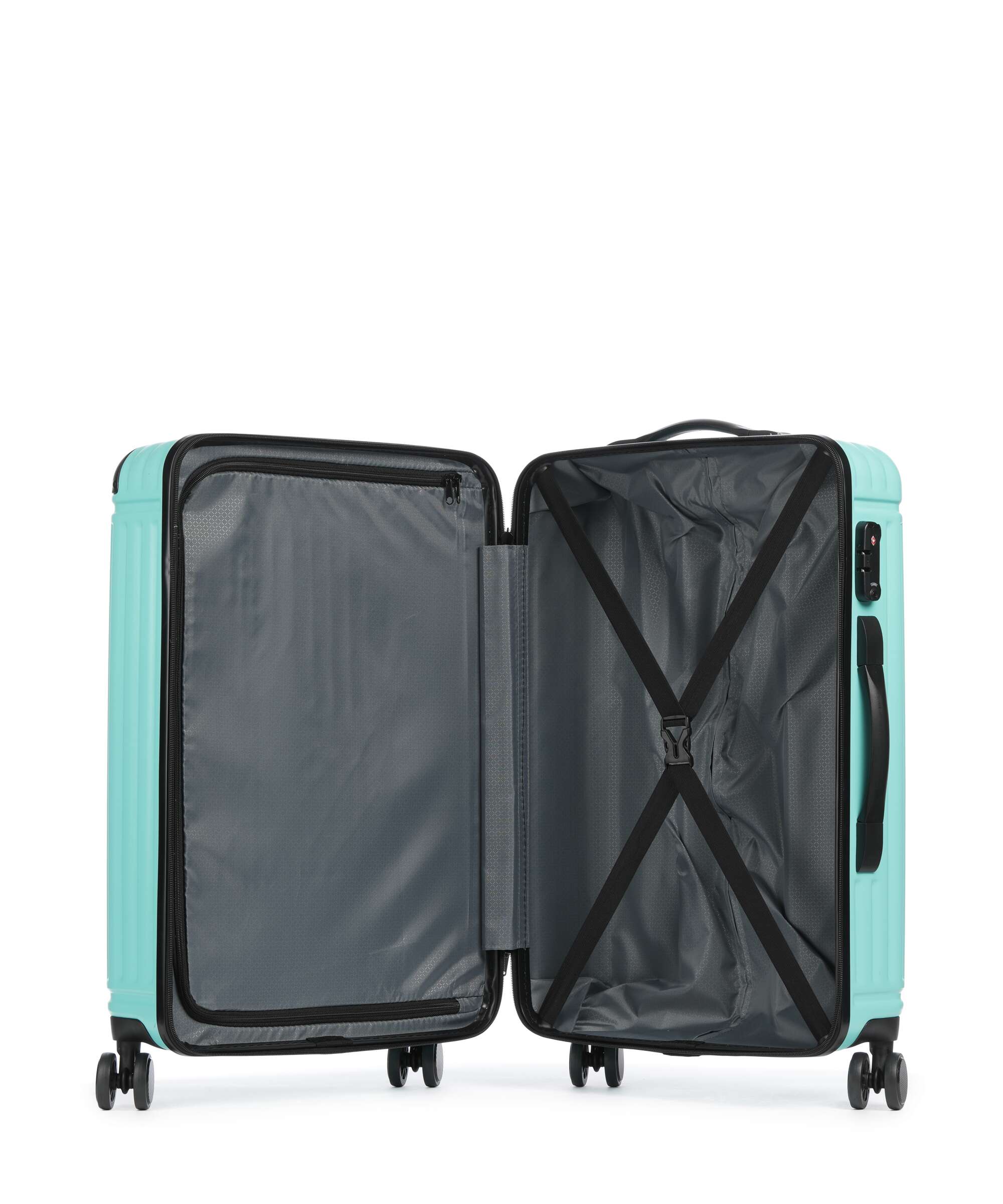 Travelite Cruise Suitcase set (4 wheels) light aqua
