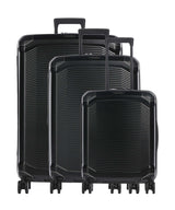 Travelite Millenium Suitcase set (4 wheels) black