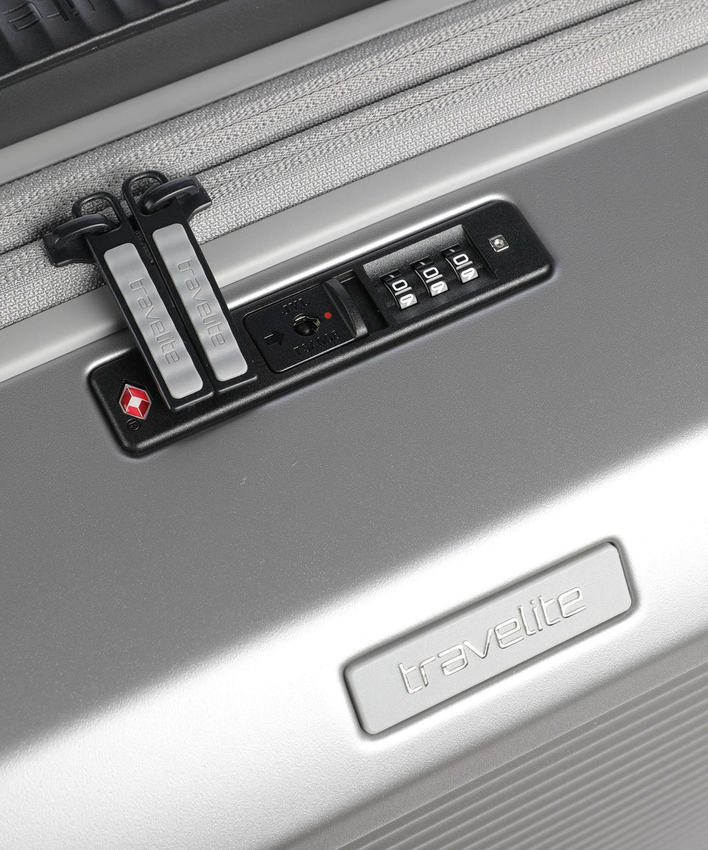 Travelite Millenium Suitcase set (4 wheels) silver