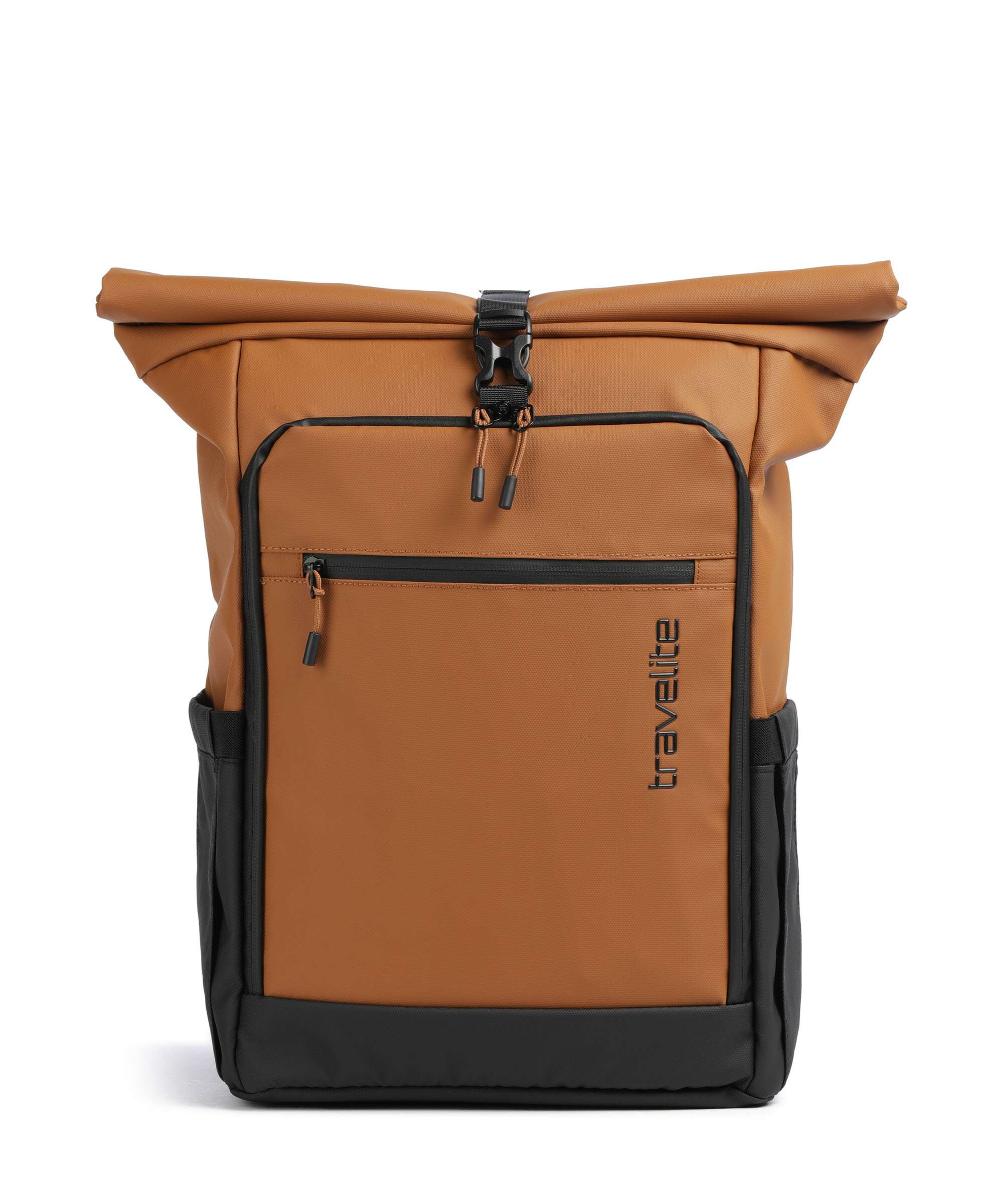 Travelite Briize M Rolltop backpack curry