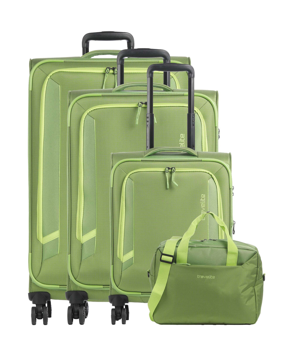 Travelite Corsiica Suitcase set (4 wheels) fresh green