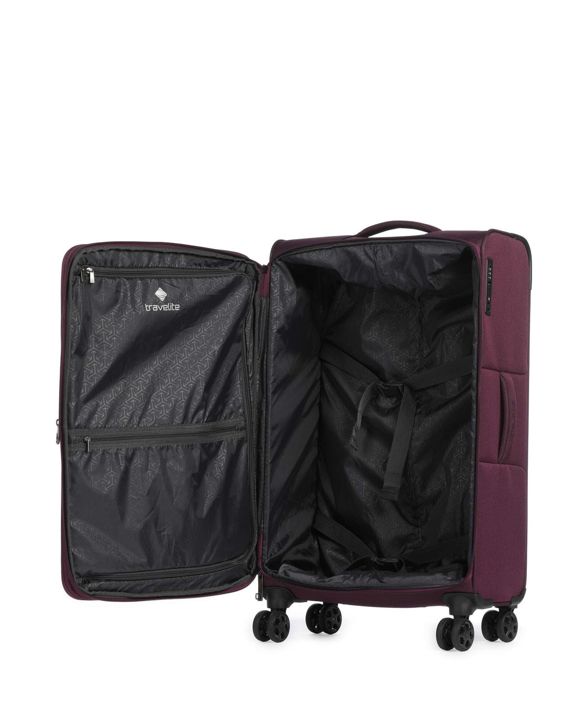 Travelite Cubis Suitcase set (4 wheels) berry