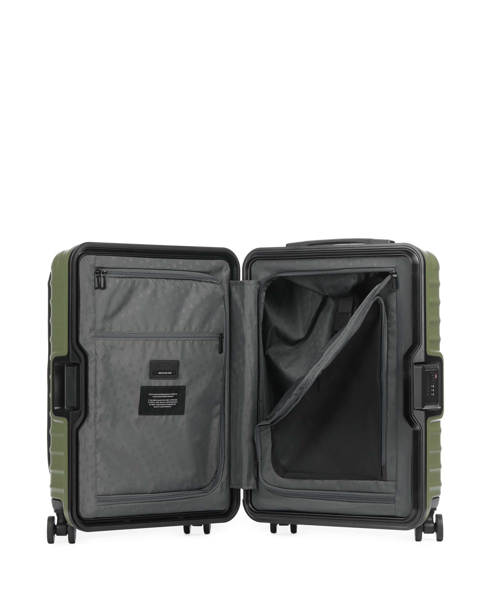 Titan Overseas Spinner (4 wheels) forest green