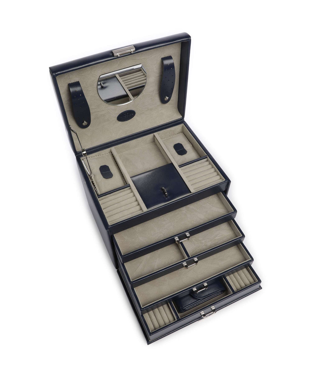 Windrose Merino Jewelry box dunkelblau