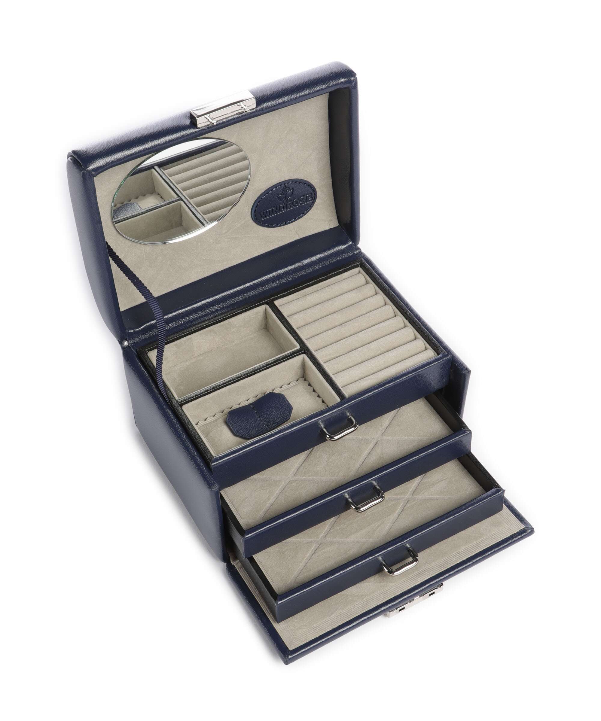 Windrose Merino Moda Jewelry box dunkelblau