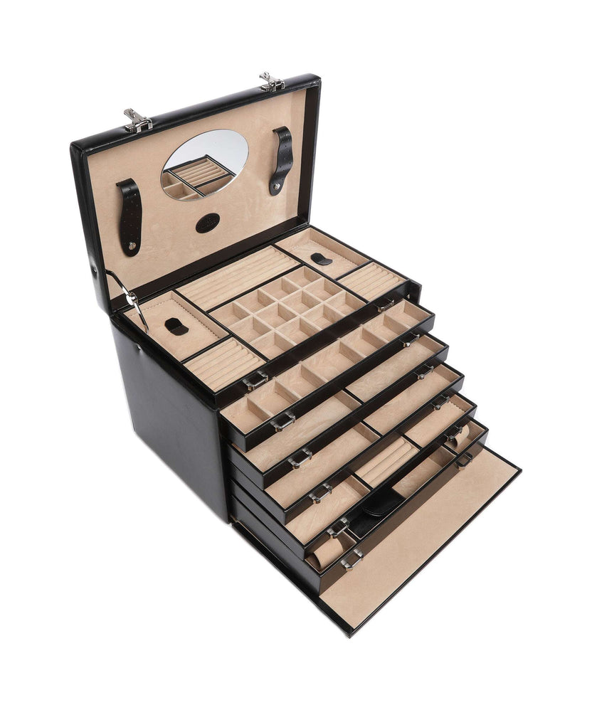 Windrose Merino Jewelry box schwarz