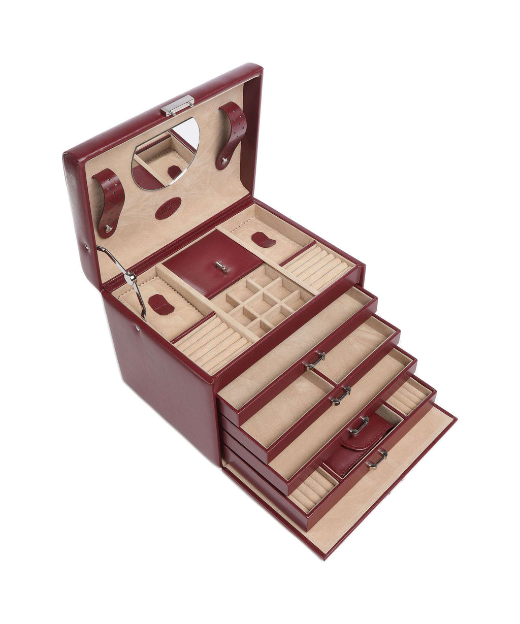 Windrose Merino 5 Etagen Jewelry box rot