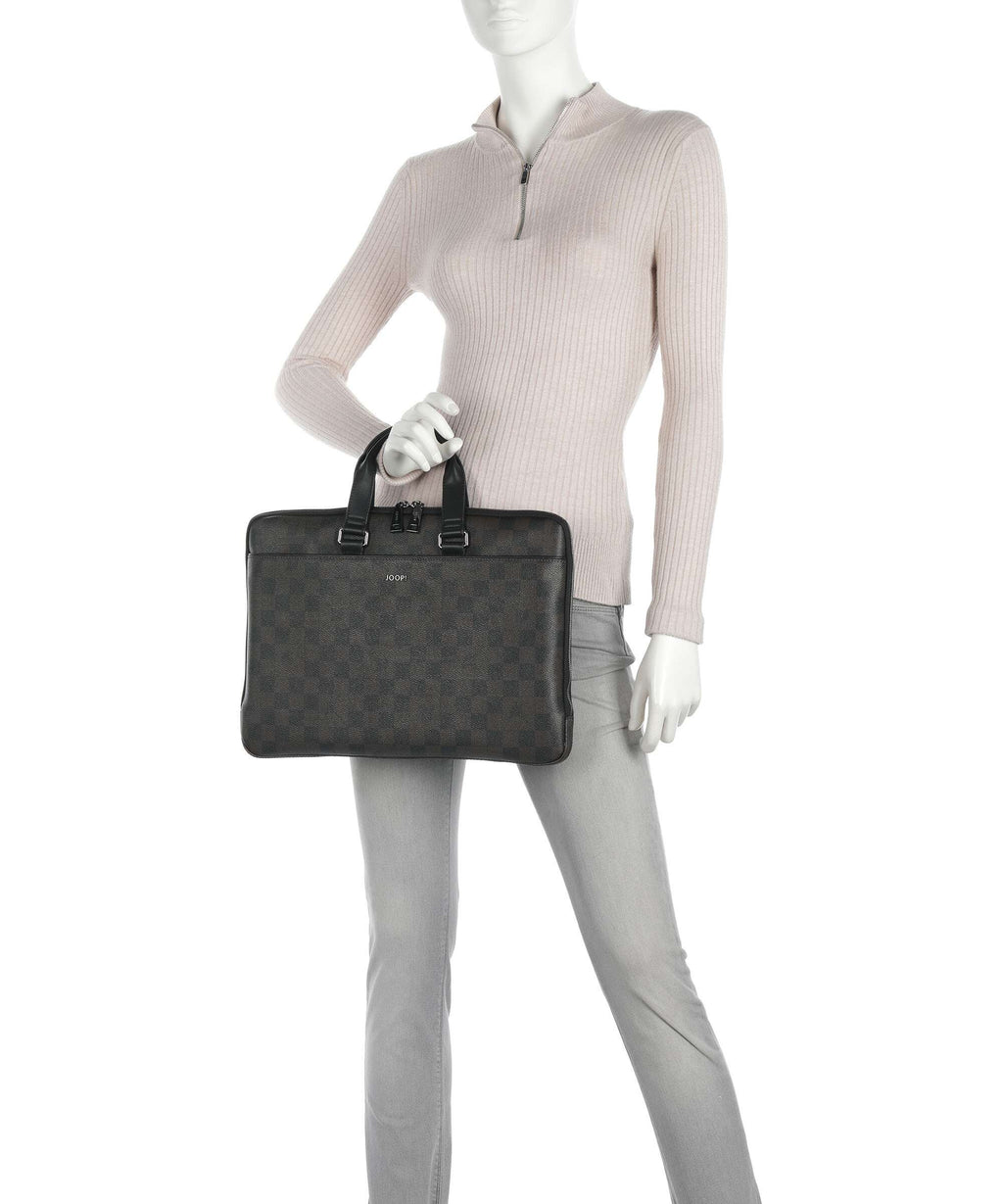 JOOP! Cortina Piazza Janus Briefcase seal brown