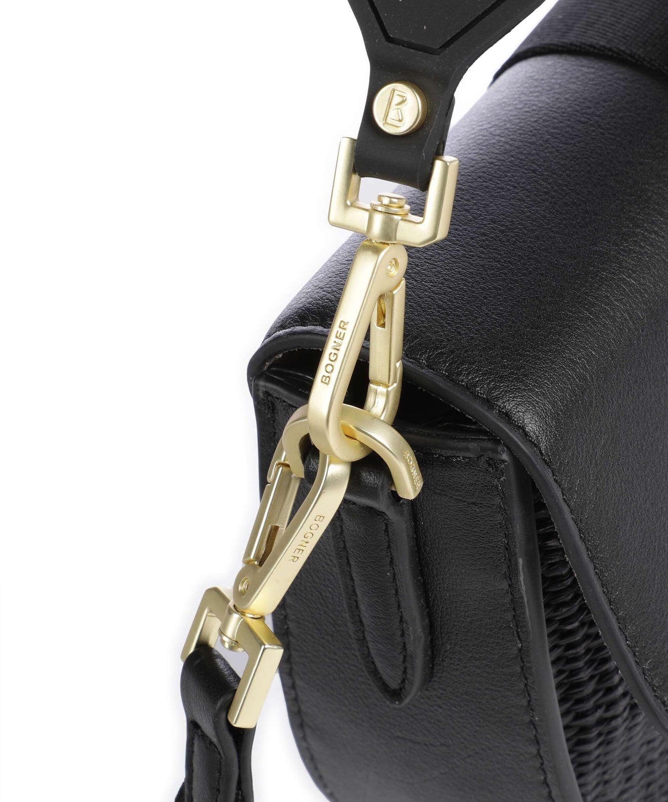 Bogner Zuoz Rafia Cassy Shoulder bag black