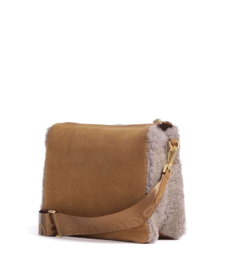 Bogner Banff Frisé Crossbody bag light brown
