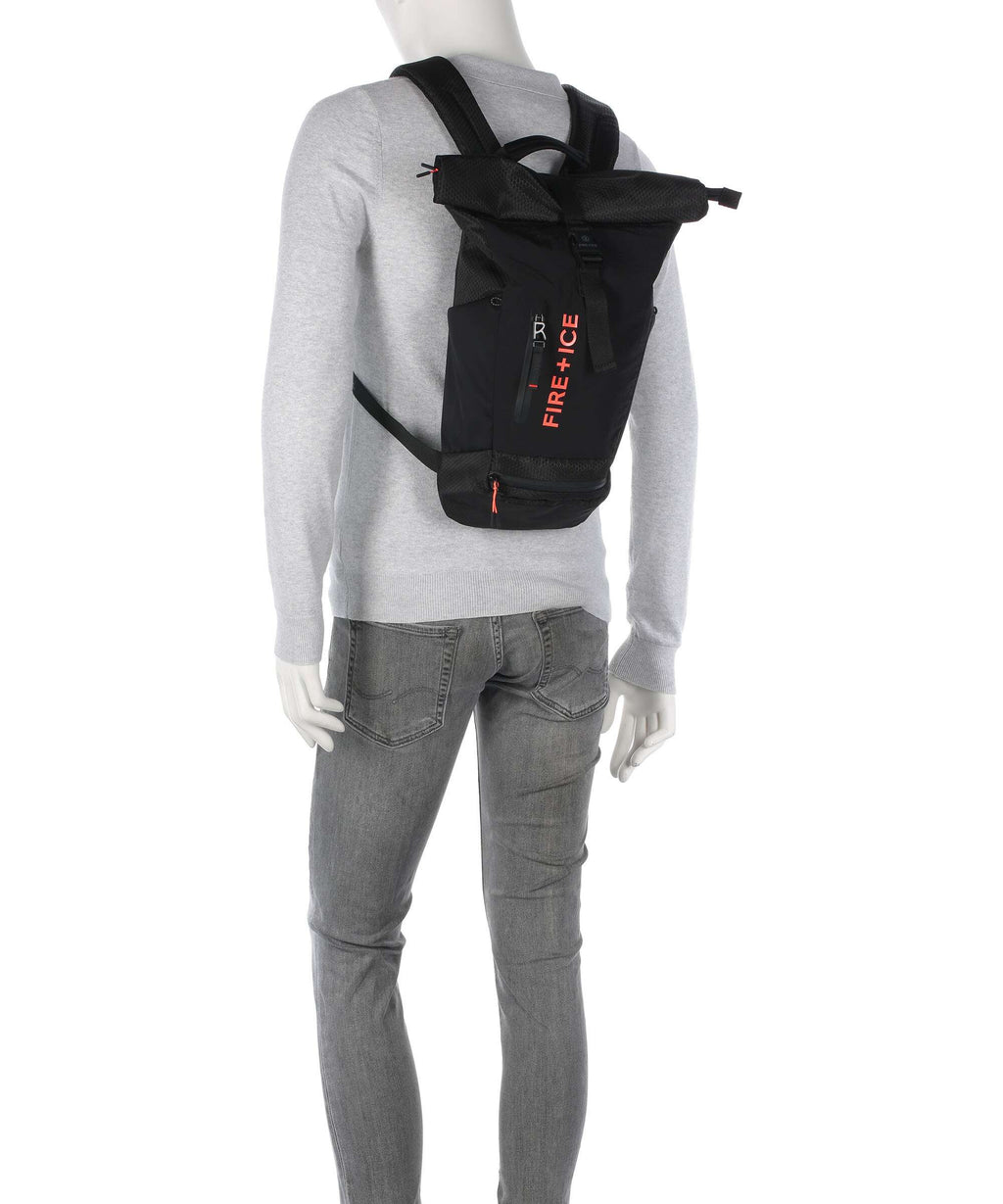 Bogner Park City Ive Rolltop backpack black
