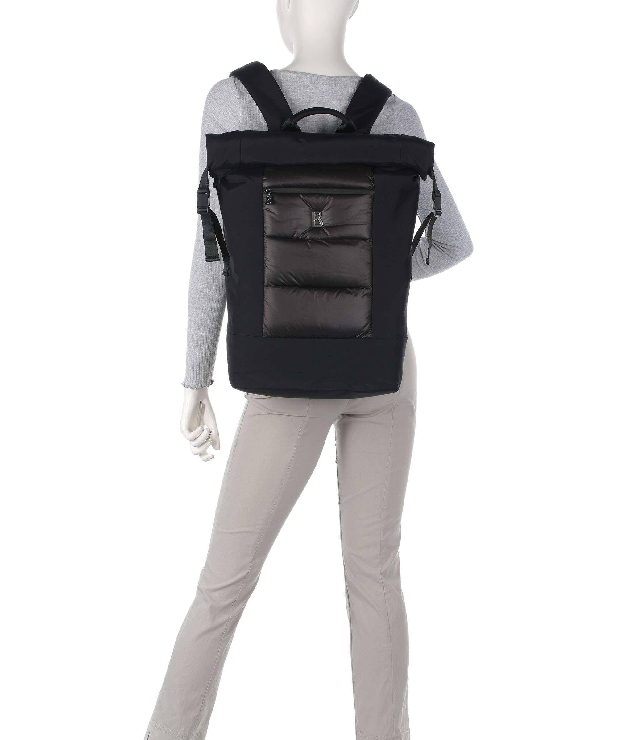 Bogner Monarch Leon Rolltop backpack black