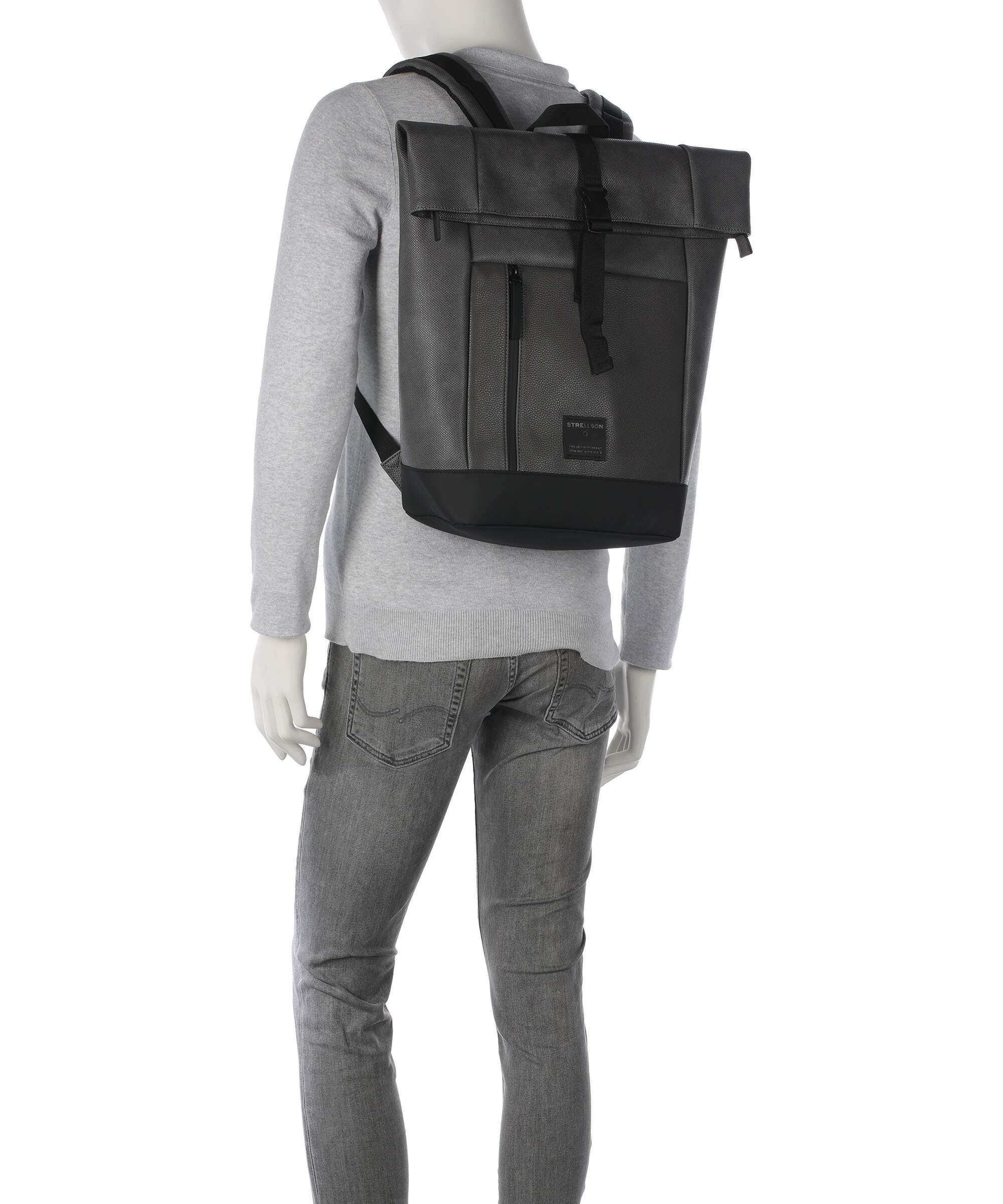 Strellson Westferry Rolltop backpack darkgrey