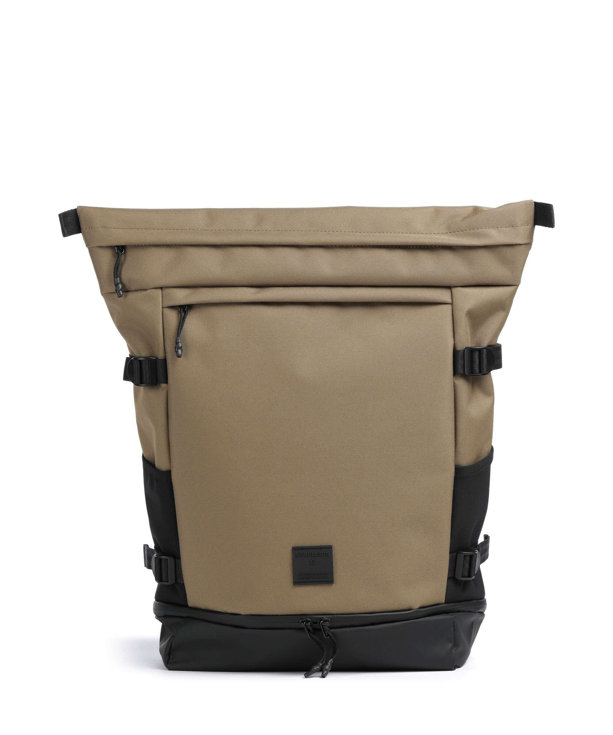 Strellson New Ham Sebastian Rolltop backpack polyester mud - 4010003513 ...