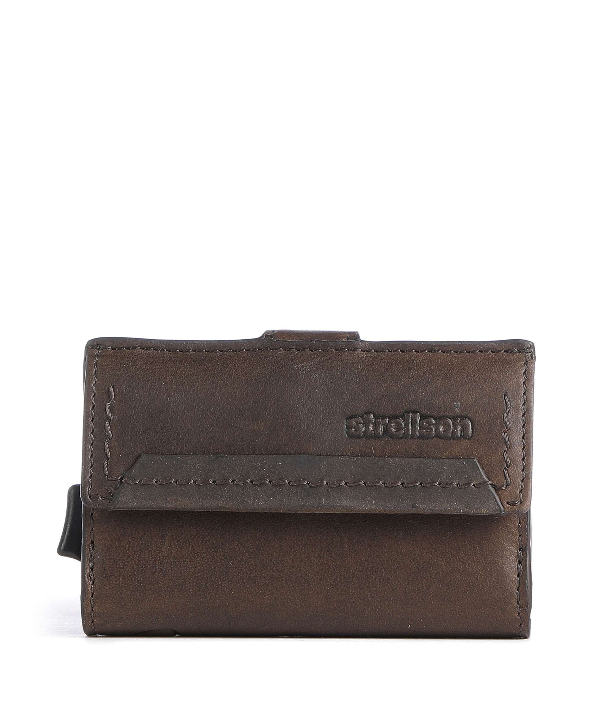 Strellson Camden RFID Credit card holder dark brown