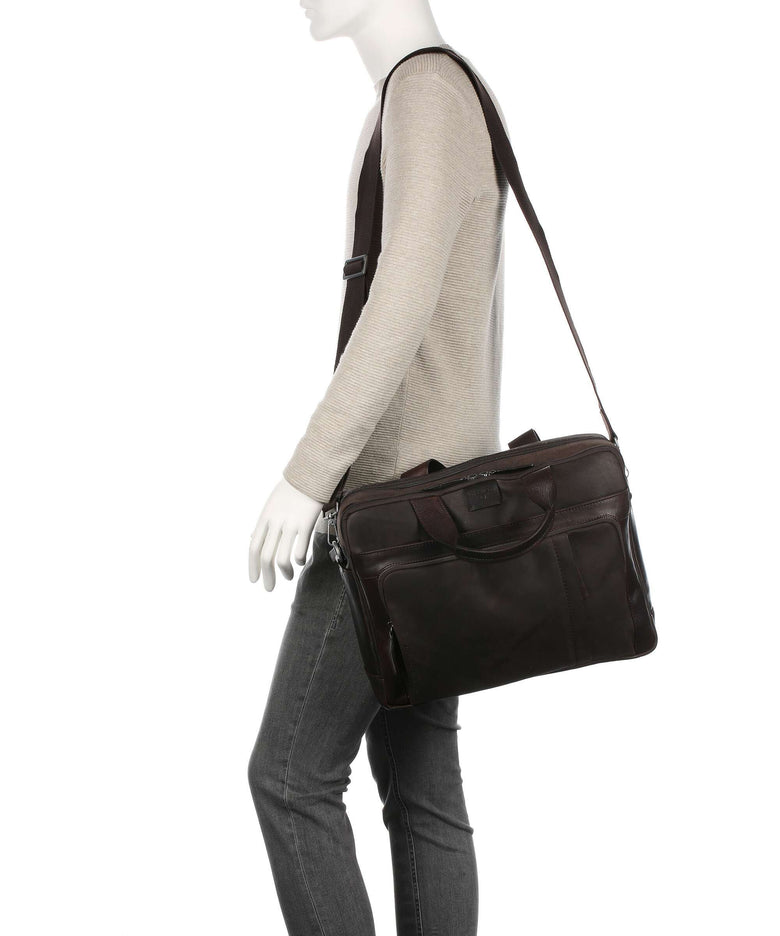 Strellson Brick Lane Briefcase dark brown