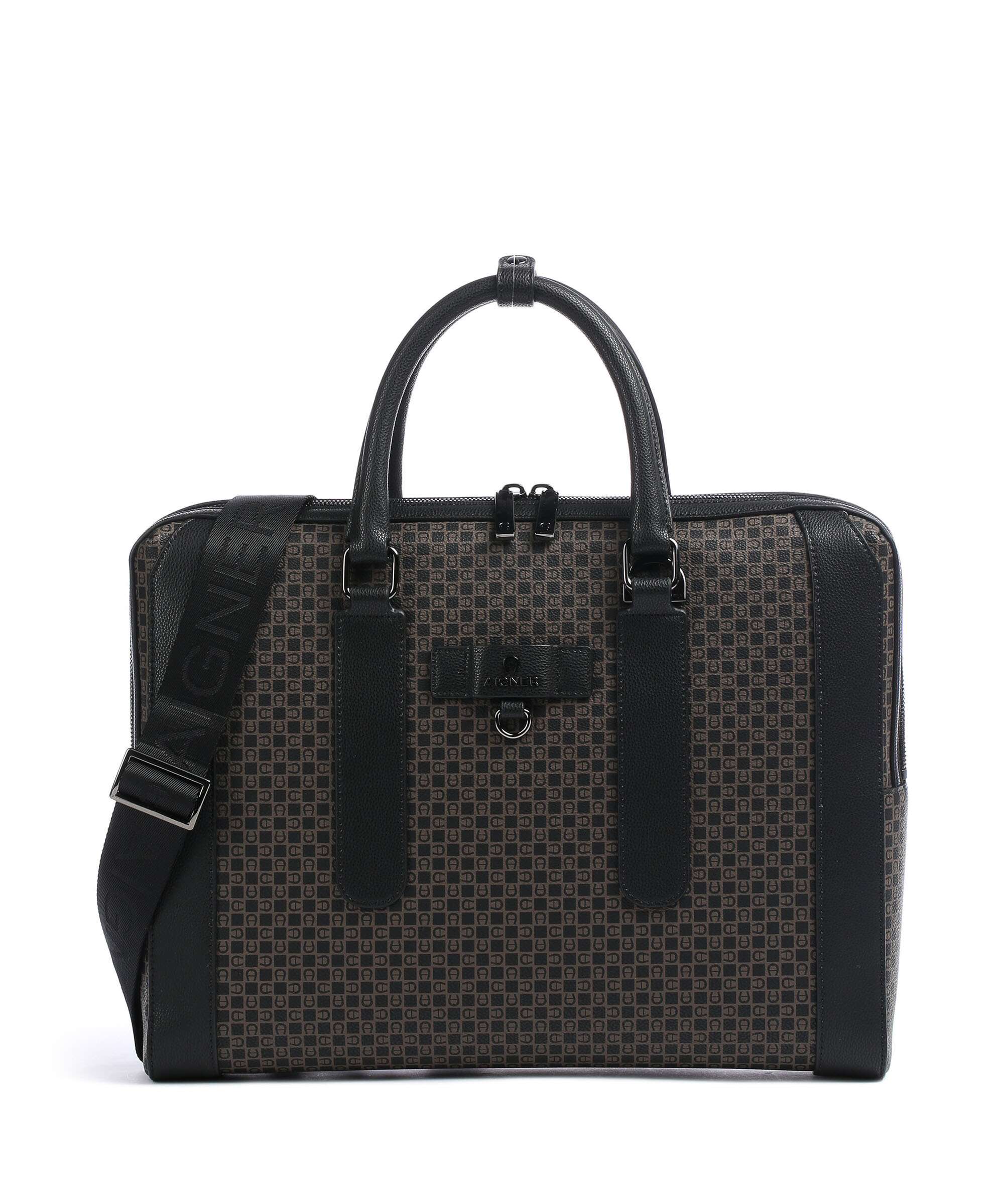 Aigner The Core Briefcase dadino brown