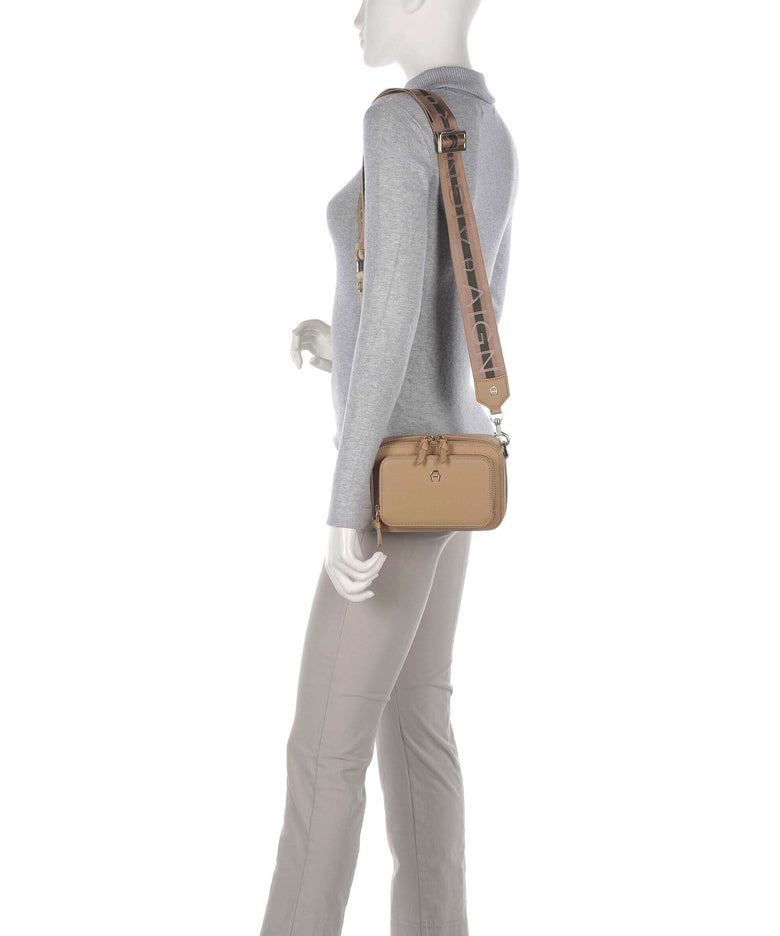 Aigner Zita S Crossbody bag trench beige