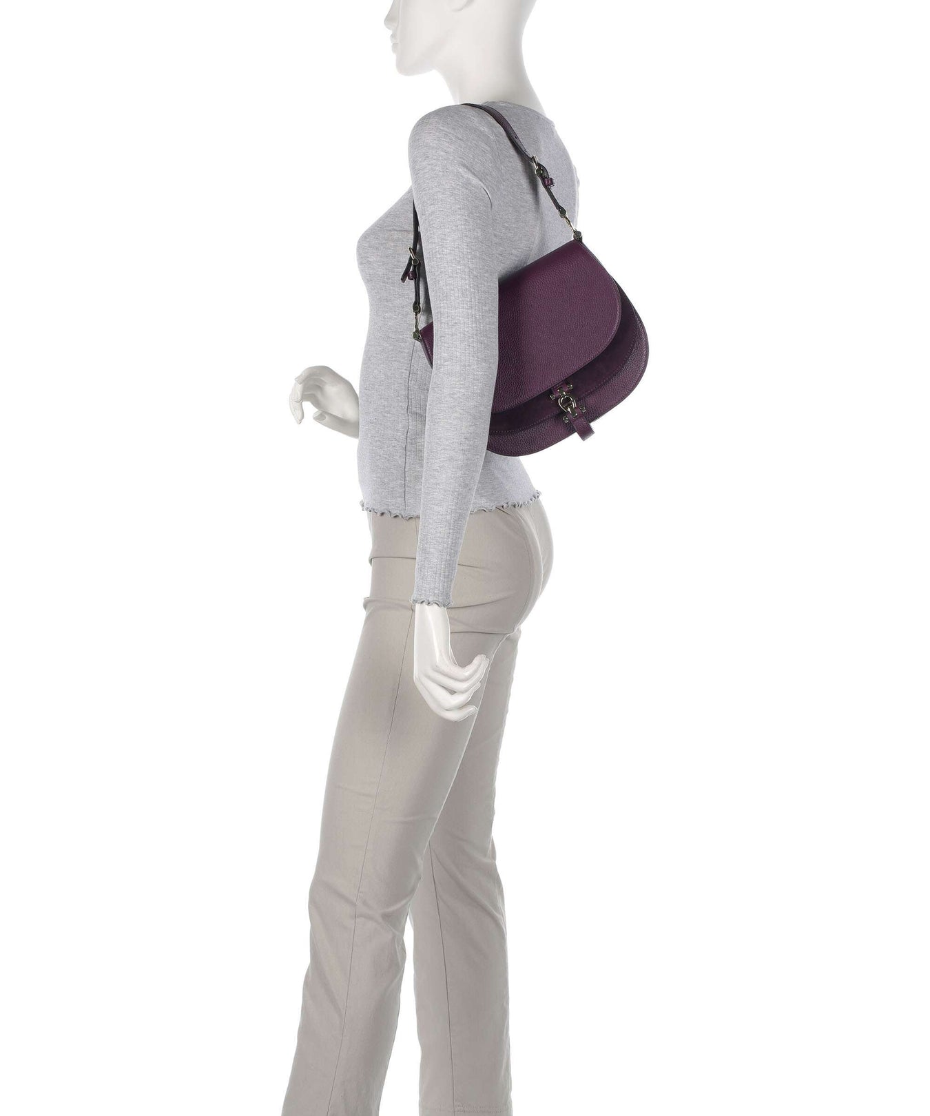 Aigner Delia S Shoulder bag plum