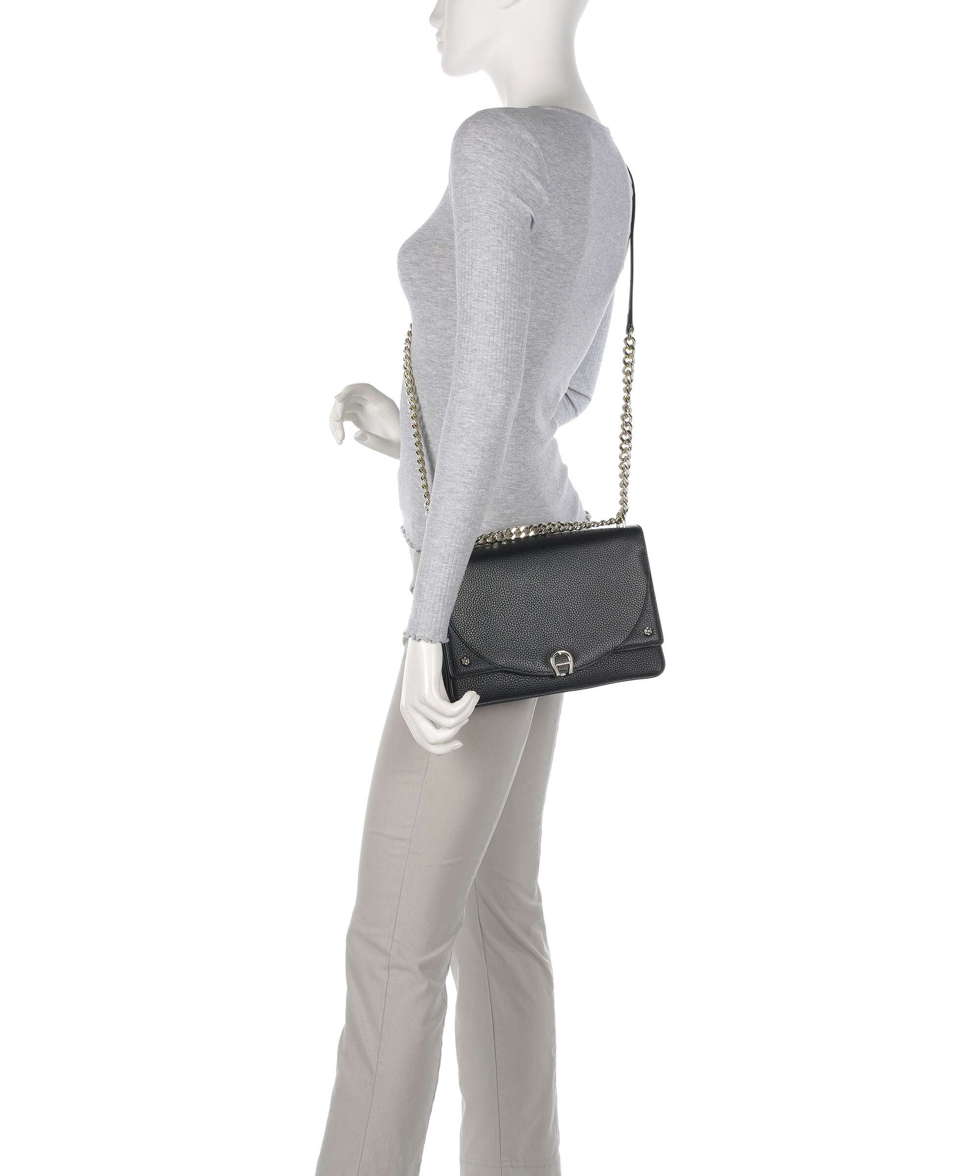 Aigner Diadora S Shoulder bag black 