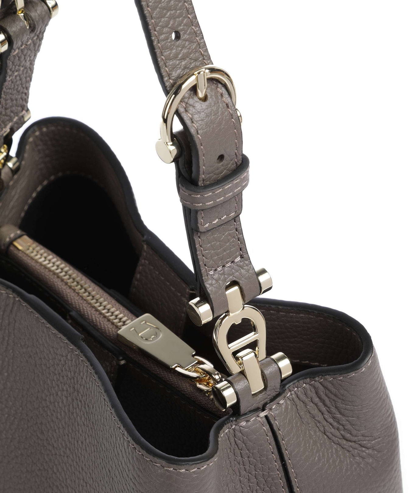 Aigner Delia S Bucket bag coal brown