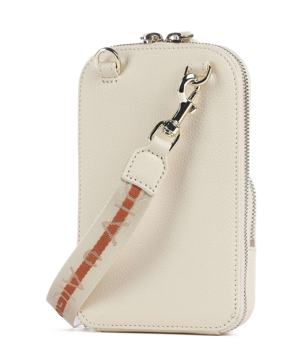 Aigner Zita Phone bag macadamia white
