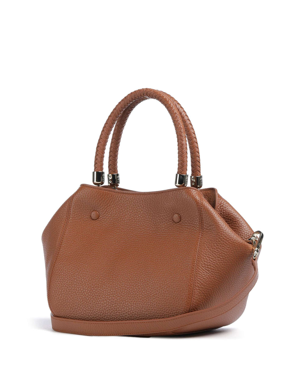Aigner Carré Soft M Handbag cognac brown